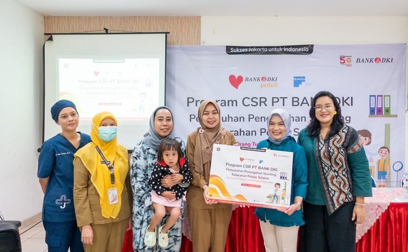 Bank DKI Ikut Berpartisipasi dalam Program Pemberian Gizi dan Penanganan Stunting