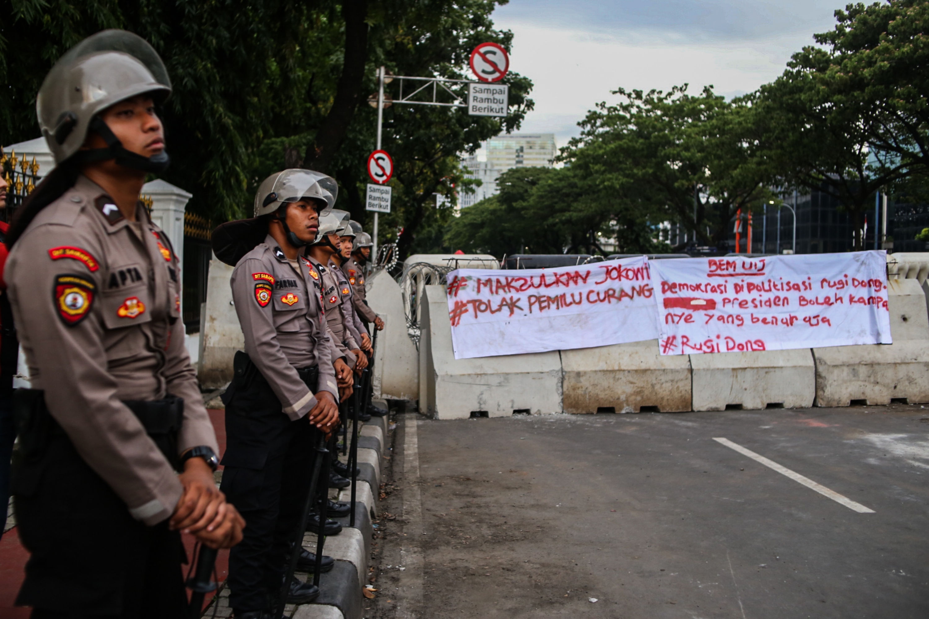 Amankan Unjuk Rasa di Patung Kuda, Polisi Kerahkan 1.978 Personel