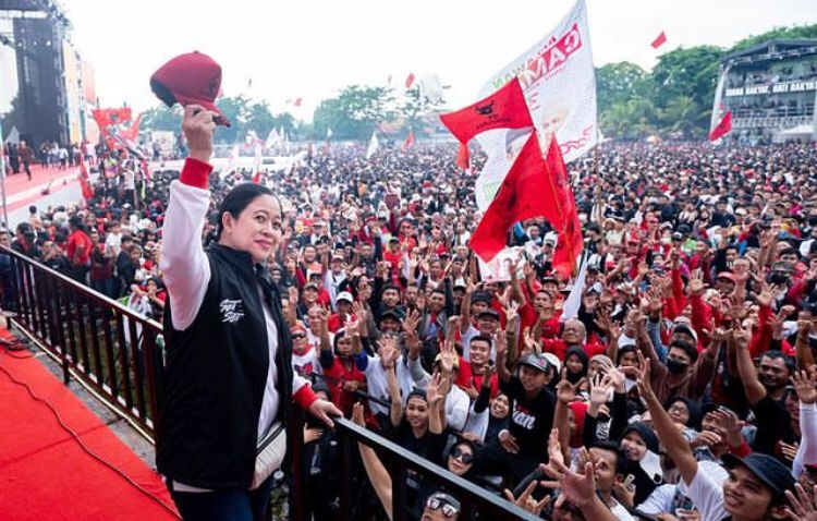 Kampanye di Solo, Puan Minta Pendukung Tak Takut Coblos Nomor 3