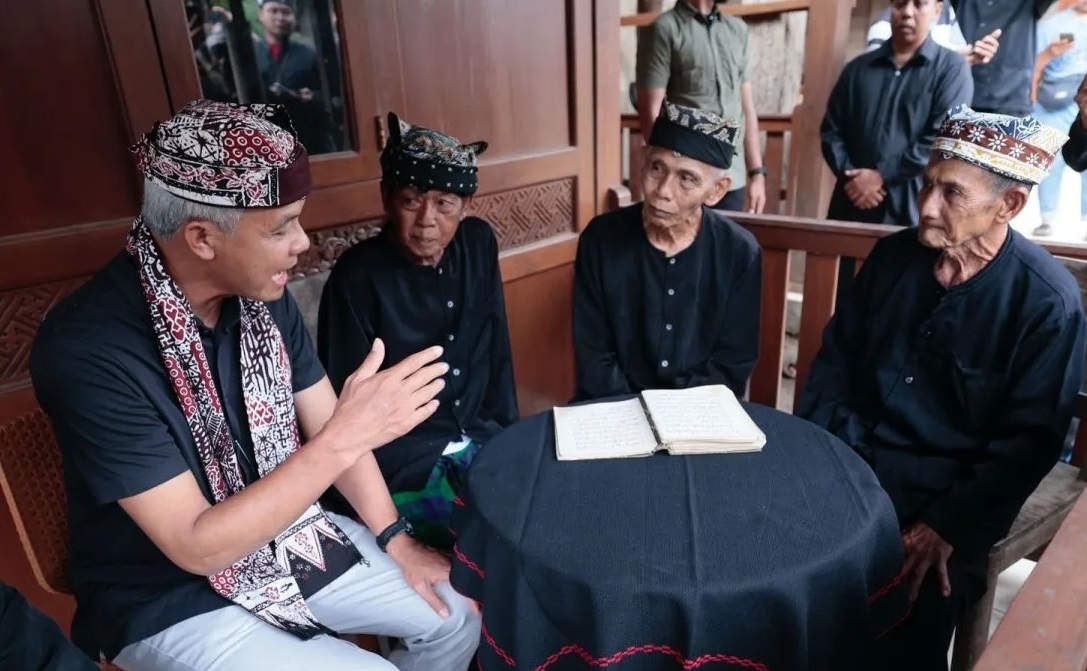 Ngopi Bareng Suku Osing, Ganjar Komitmen Beri Perlindungan Masyarakat Adat