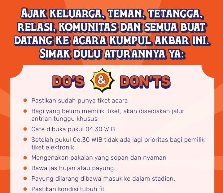 Timnas: Yang Enggak Kebagian Tiket Kampanye Akbar AMIN, Datang ke JIS Lebih Pagi Lebih Baik