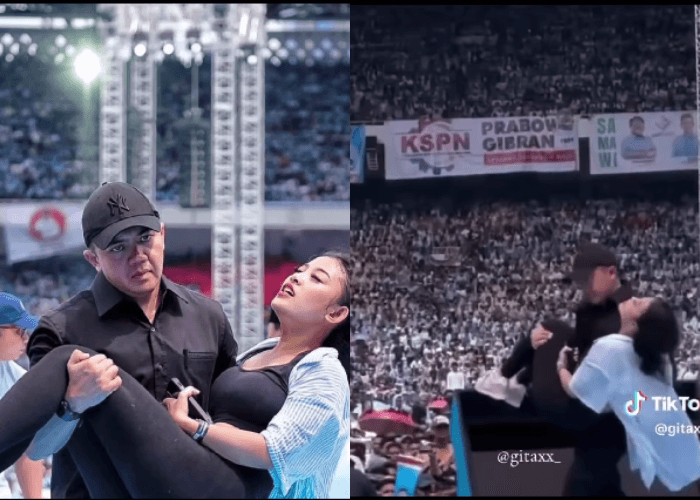 Disebut Pura-Pura Pingsan, Ini Klarifikasi Keke Afifah yang Digendong Mayor Teddy