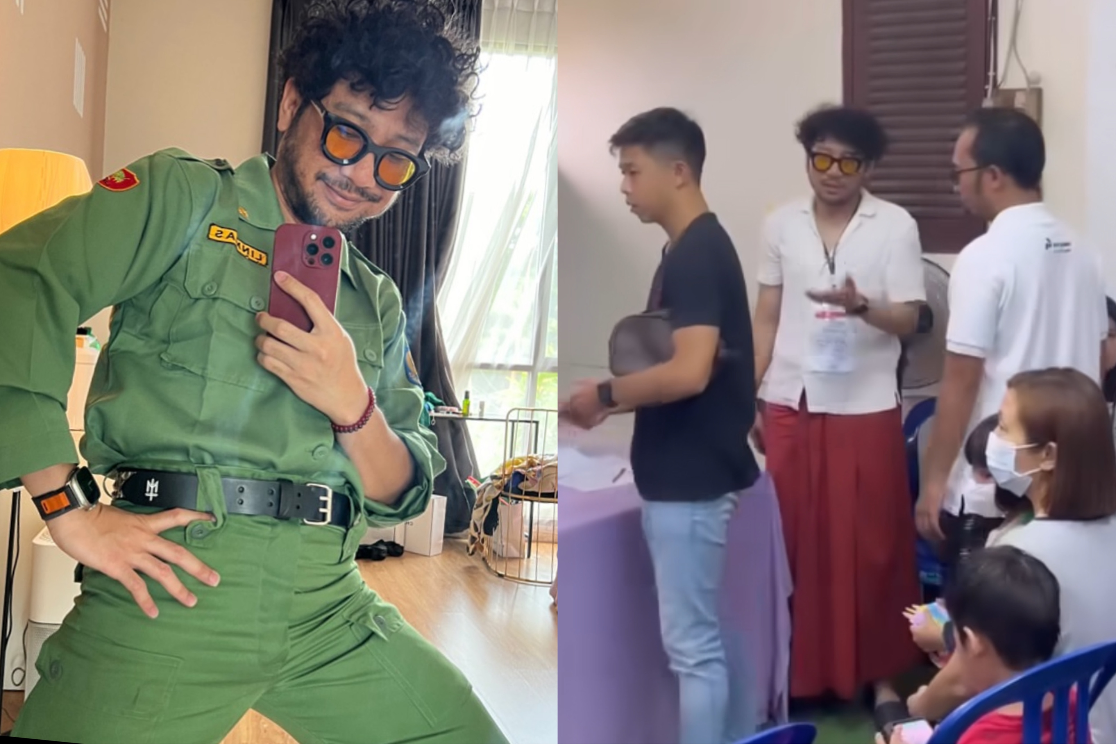 VIRAL Penyanyi Kunto Aji Jadi Petugas Linmas TPS, Warganet: Keren Banget Anggarannya Pasti Mahal!