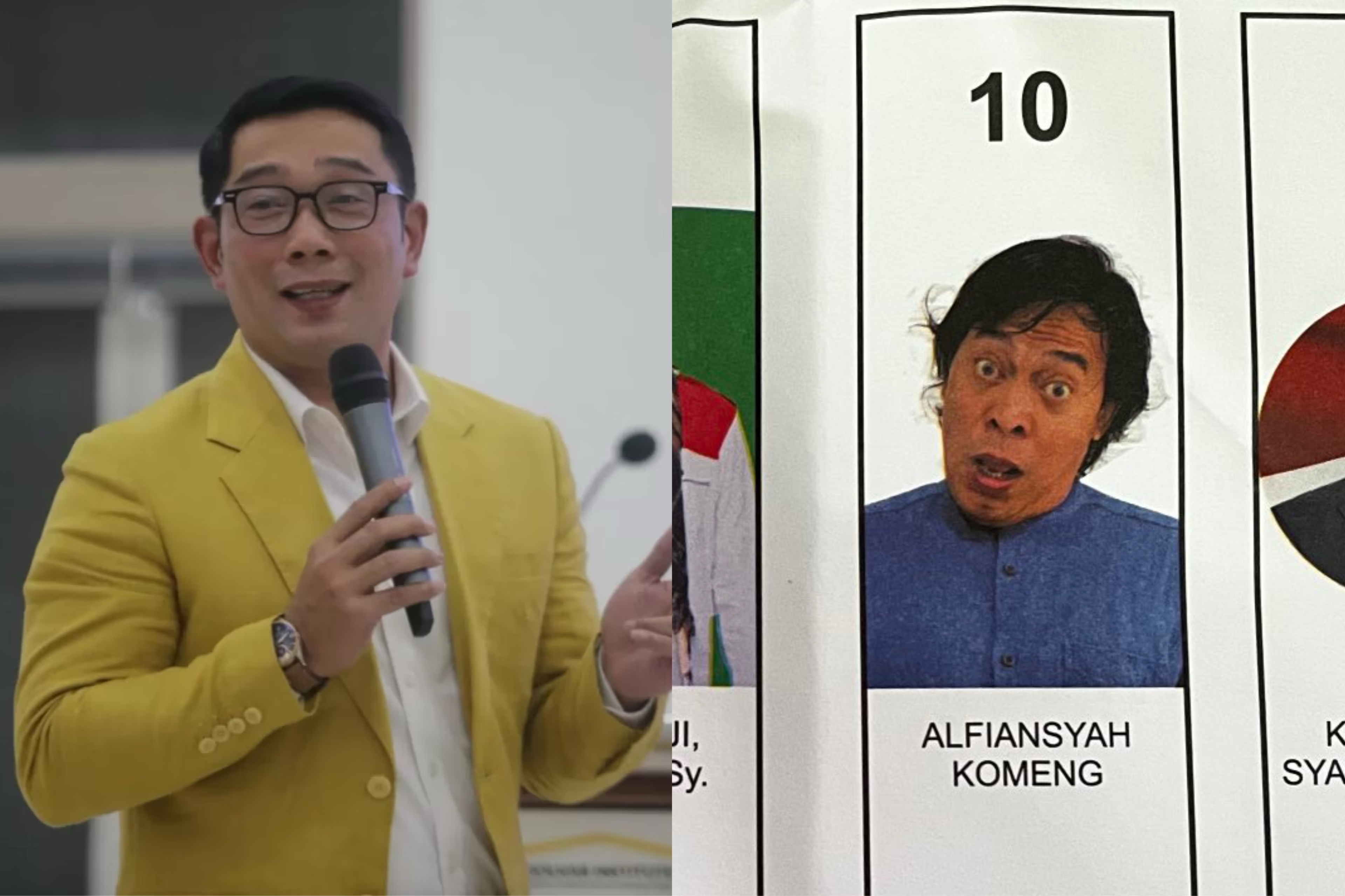 Komeng Nyaleg DPD Jabar, Ridwan Kamil Beberkan Strategi Kampanye Sang Komedian yang Ternyata Begini