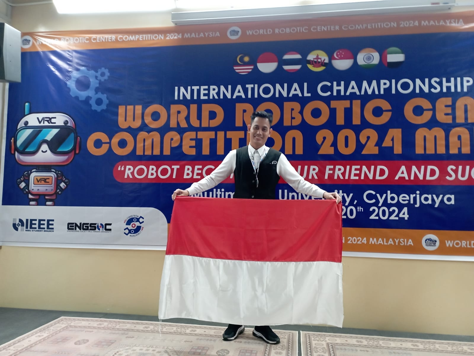 Harumkan Nama Sumsel di Kancah Internasional, SMKN 2 Palembang Bawa Pulang Juara 1 Runner Up of Creative Robotic