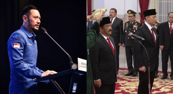 Jokowi Resmi Lantik AHY Jadi Menteri ATR Kabinet Indonesia Maju, Banjir Pujian dari Netizen!