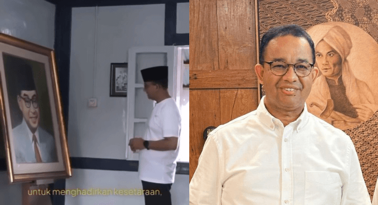 Viral Video Anies Baswedan Ajak Ngobrol Lukisan Bung Hatta, Netizen: Puncak Komedi, Kewarasan Sudah Mulai Hilang?