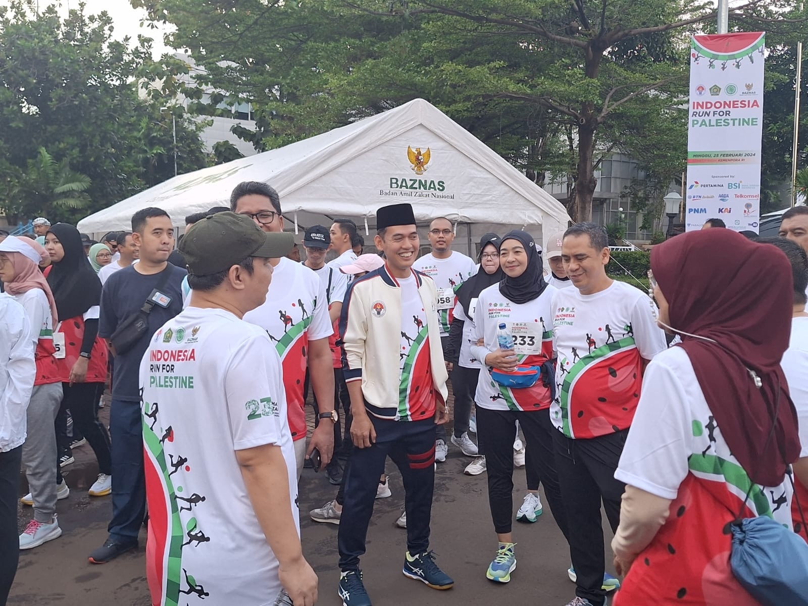 Aqua Turut Meriahkan Acara Run For Palestine di Jakarta