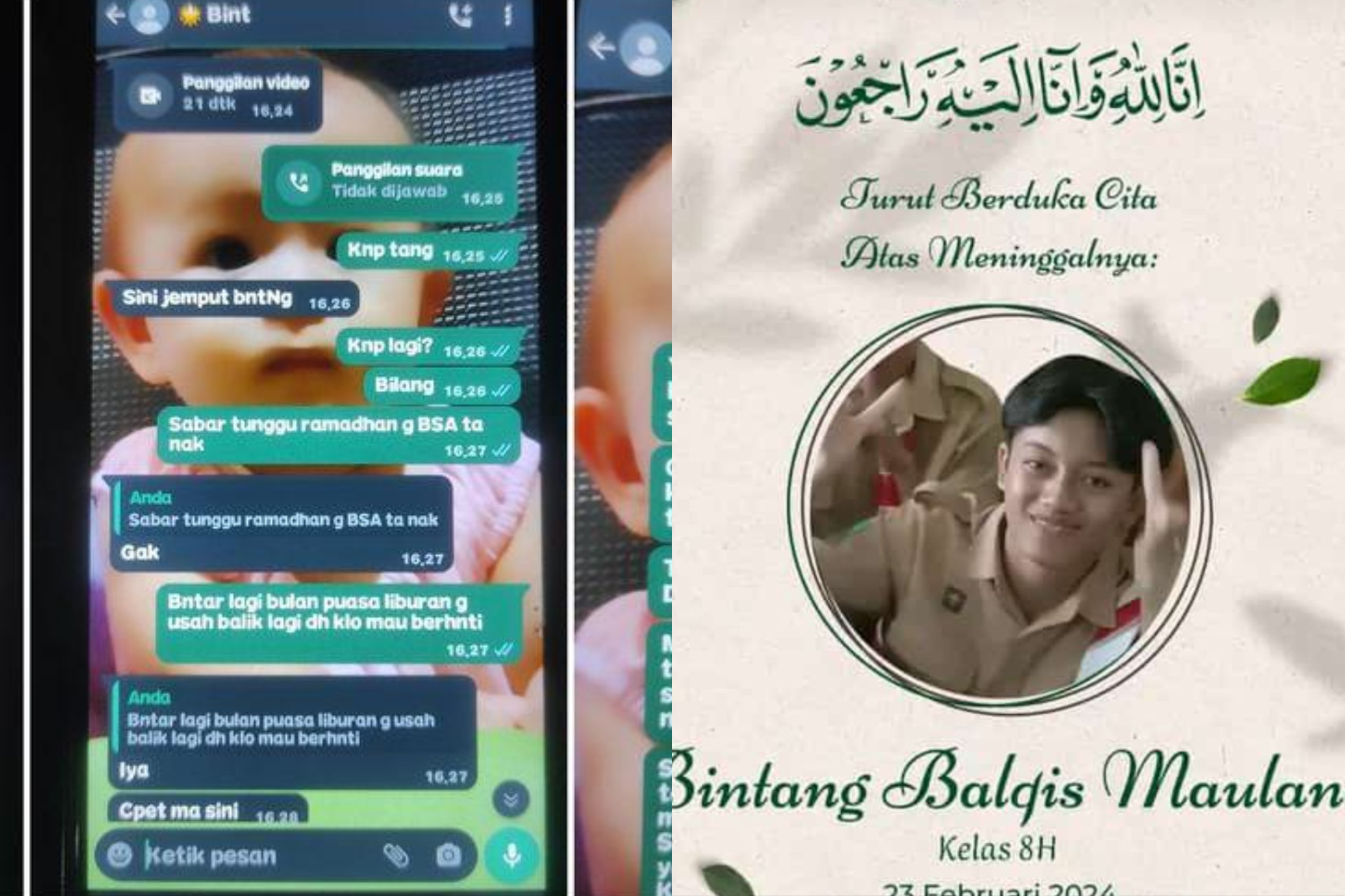 VIRAL Pesan Terakhir Santri di Kediri yang Diduga Tewas Dianiaya, Minta Tolong Sang Ibu hingga Mengeluh Sakit