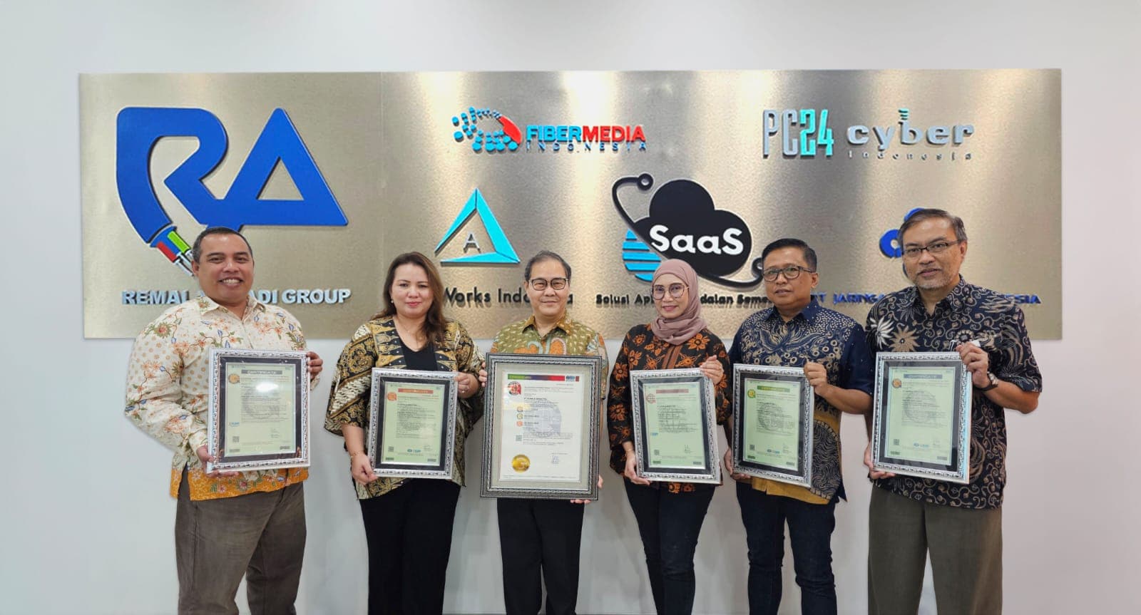 Komitmen Keamanan Siber, PT Remala Abadi Dapat Sertifikat ISO dari Sucofindo