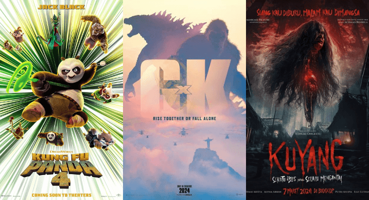 10 Rekomendasi Film Bioskop Terbaru Maret 2024, Mulai dari Animasi Anak hingga Teror Horor Menegangkan