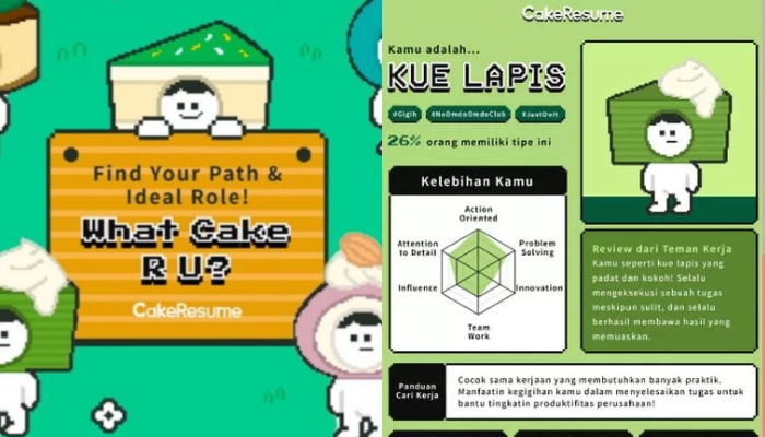 Viral di TikTok! Ini Cara Main dan Link Kuis Cake Resume yang Bisa Mengenali Jenis Kepribadian