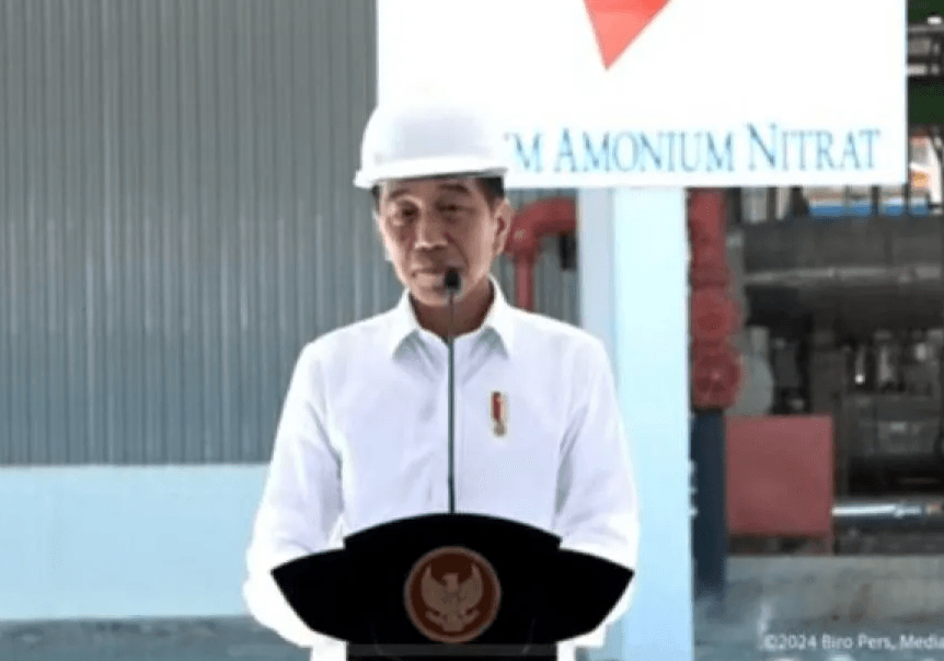 Jokowi Harap Industri Amonium Nitrat di Bontang Dukung Produktivitas Pangan
