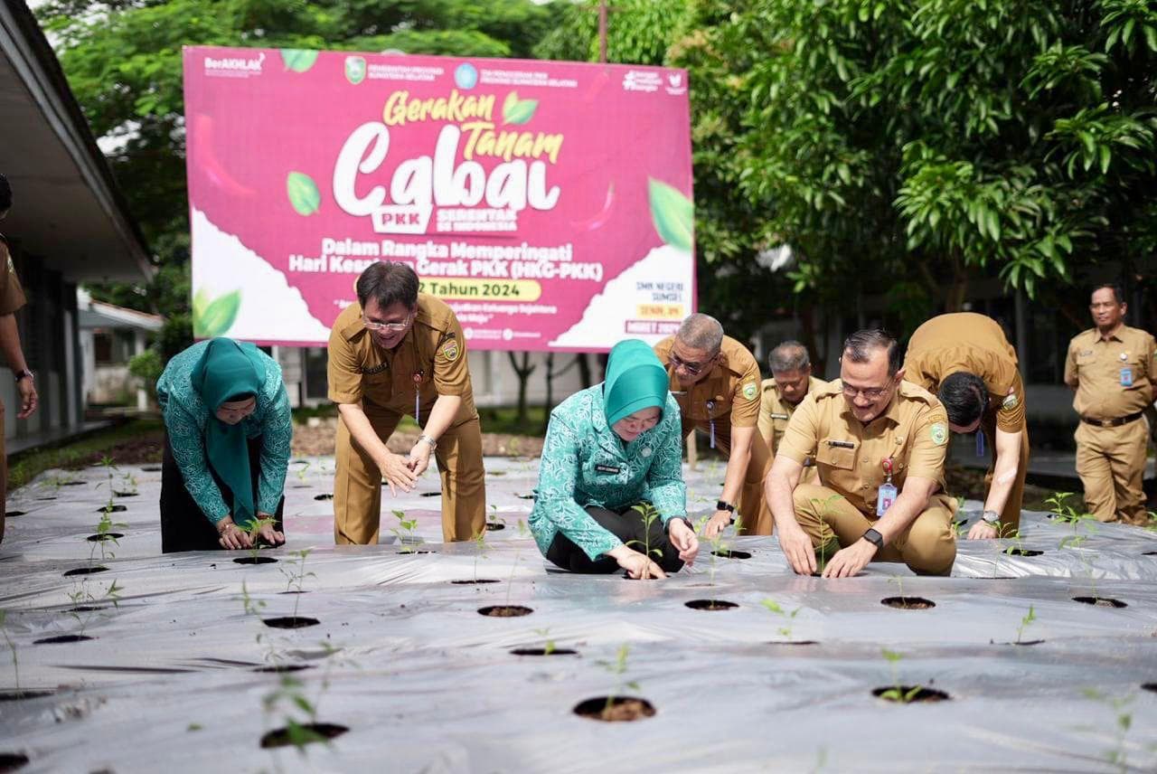 TP PKK Sumsel Dukung Gerakan Tanam Cabai Serentak se-Indonesia