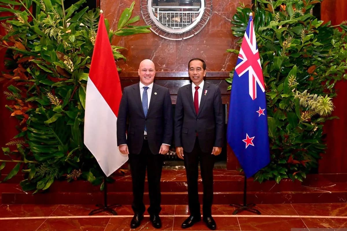 Bertemu PM Selandia Baru, Jokowi Bahas Peningkatan Nilai Perdagangan di Kedua Negara