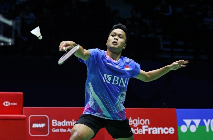 Prancis Terbuka: Kalah di Babak Kedua, Anthony Ginting Cukup Senang dengan Performanya