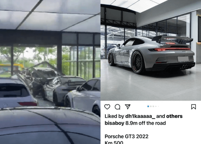 Respon Showroom Usai Pengemudi Xpander Tabrak Mobil Porsche 911 GT3 Senilai Rp8,9 M di PIK 2
