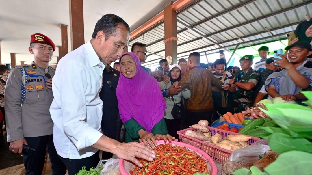 Jokowi: Kita Jaga Keseimbangan Harga Pangan, untuk Petani dan Ibu-ibu