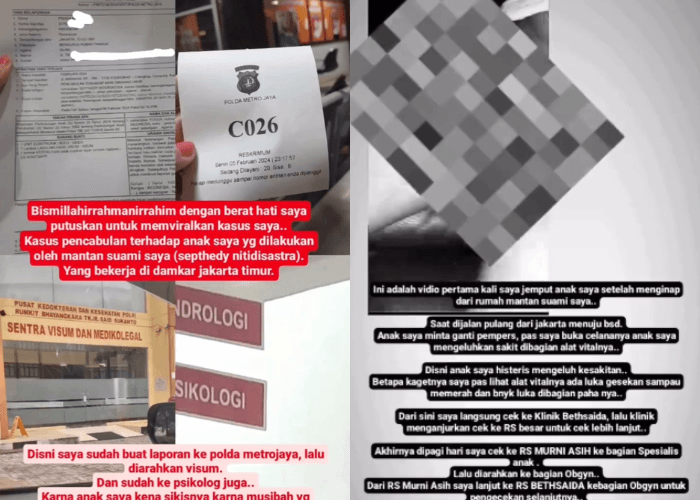 Anggota Damkar Diduga Lecehkan Putri Kandungnya yang Berusia 5 Tahun Saat Menginap, Begini Kronologinya