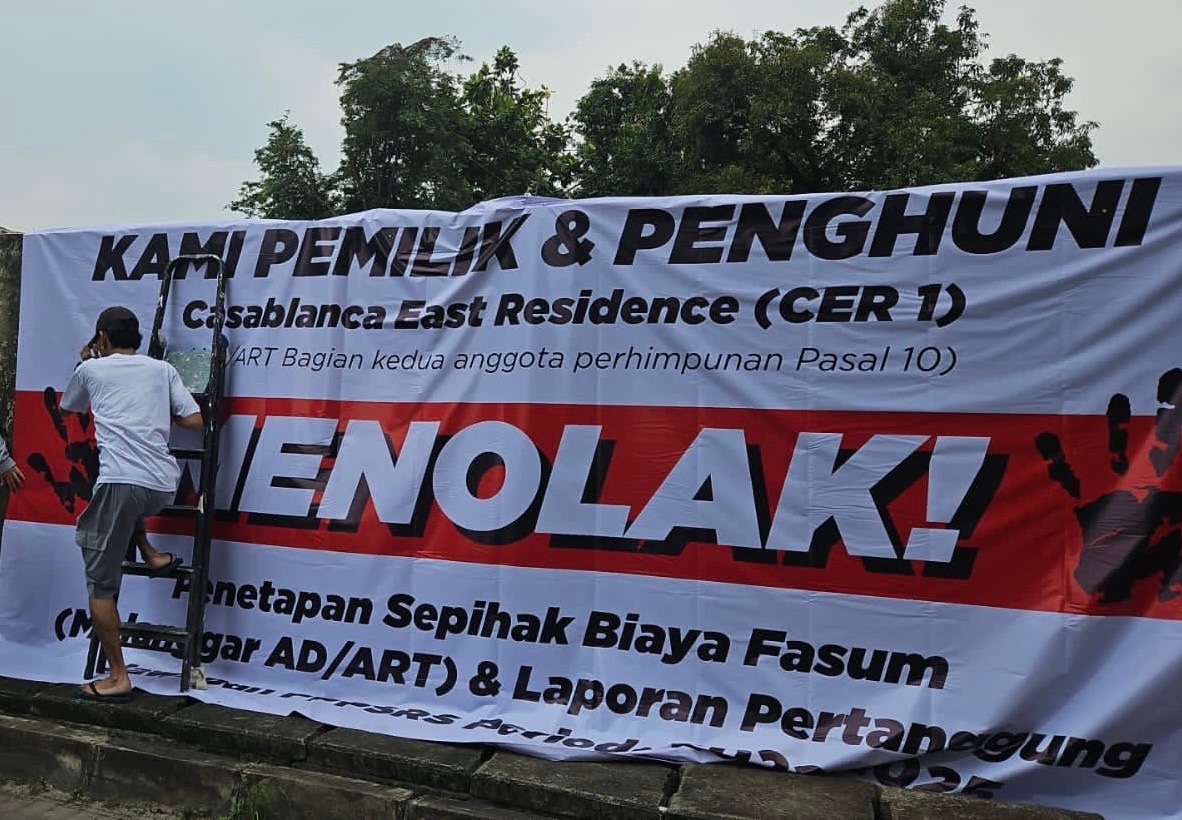 Warga Apartemen CER Tolak dan Protes Kenaikan IPL dan Uang Fasum