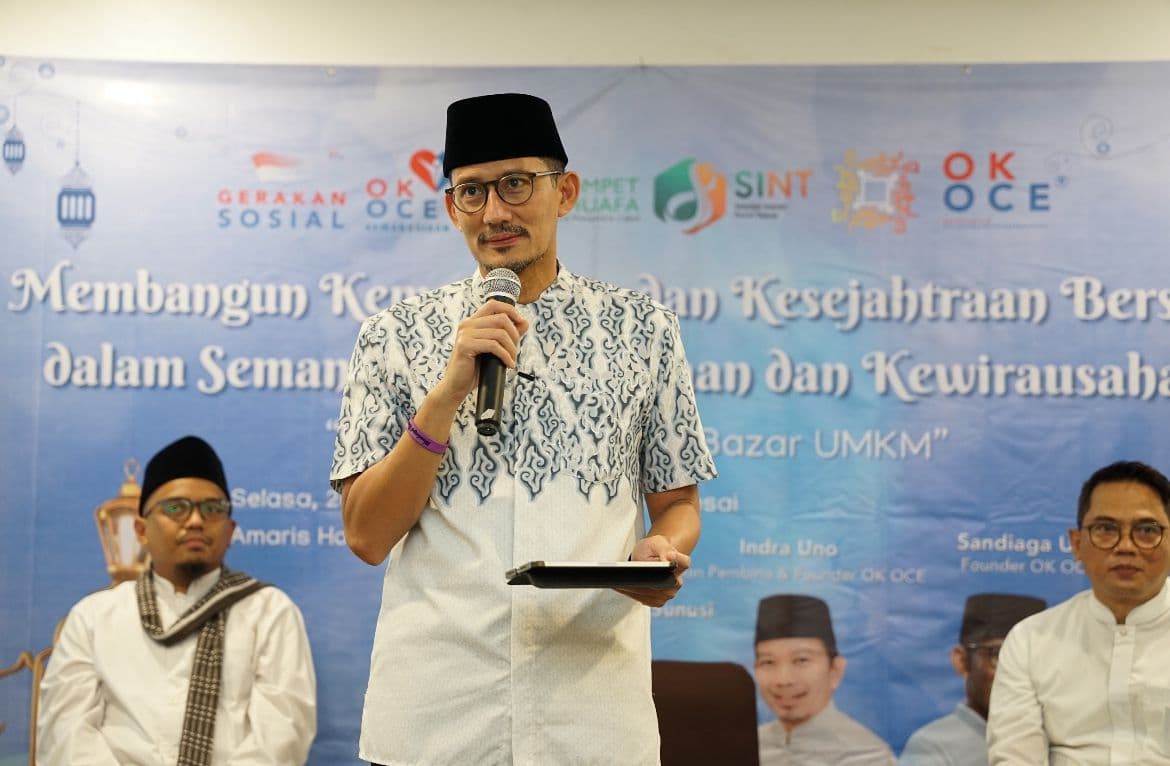 Bukber OK OCE: Sandiaga Dorong Buka Lapangan Kerja 4% dari Jumlah Penduduk Seperti Negara Maju