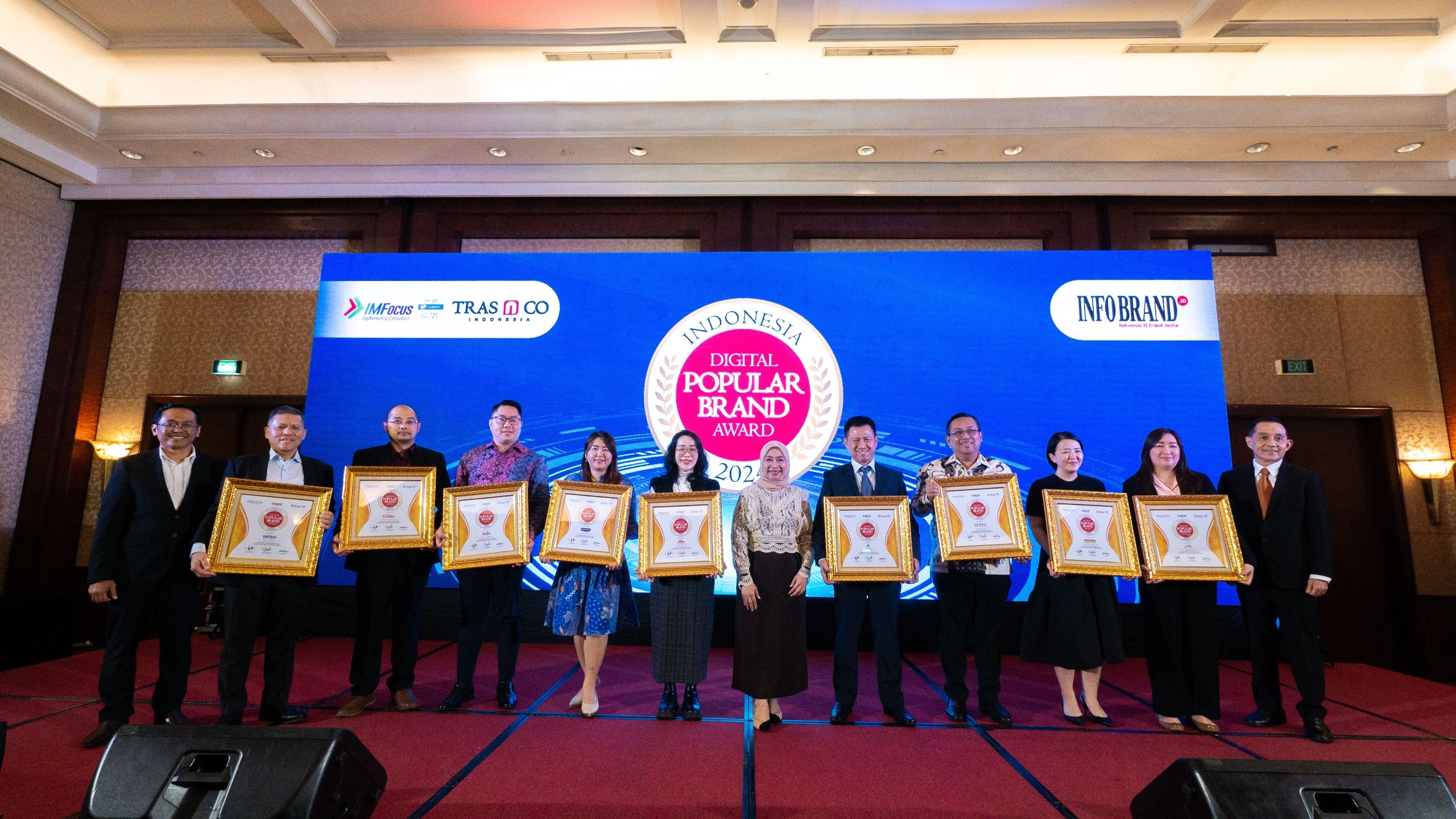Ke-32 Kalinya, Infobrand Sukses Gelar Indonesia Digital Popular Brand Award 2024