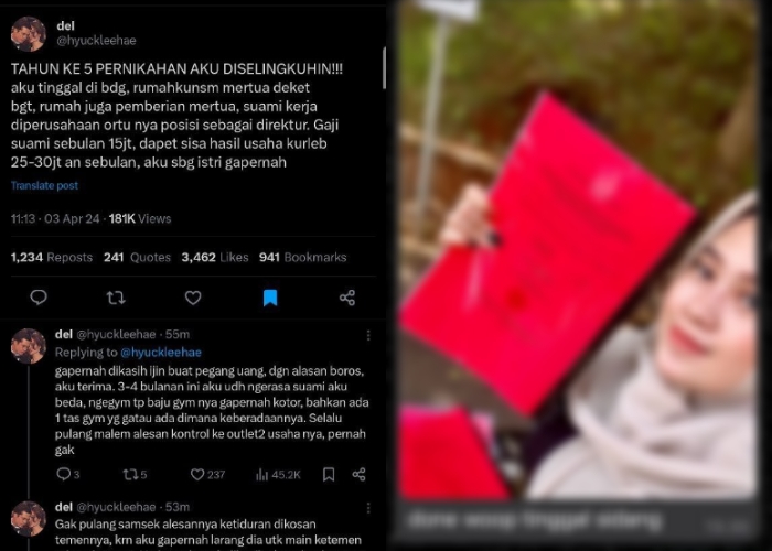 Trending Topic di X! Yolanda Mahasiswi Hukum di Cianjur Diduga Jadi Selingkuhan Direktur, Istri Sah Dipaksa Daftar Pinjol