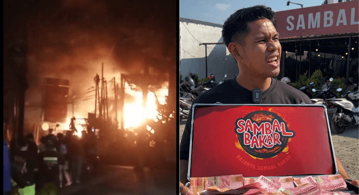 Tempat Makan Sambal Bakar Cabang Cibubur Kebakaran, Siapa Pemiliknya?