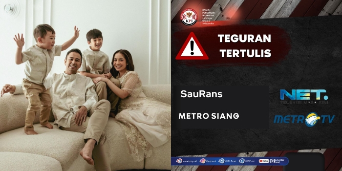 Program Saurans Raffi Ahmad Berhenti Tayang, Kena Tegur KPI Karena Hal Ini