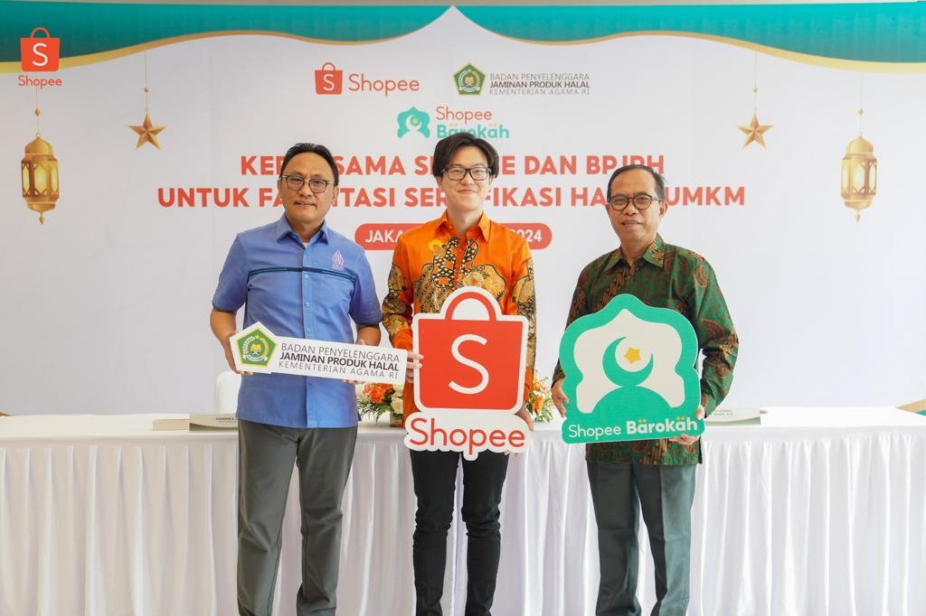 Gandeng BPJH, Shopee Fasilitasi UMKM Dapat Sertifikasi Halal