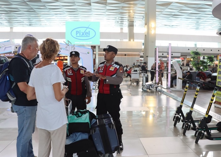 230 Personel Gabungan Polres Bandara Soetta Siaga Arus Balik Lebaran