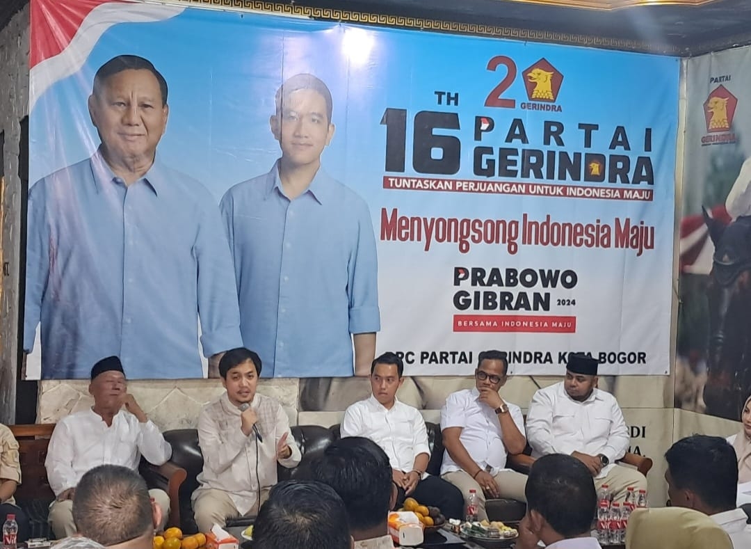 Popularitas Melonjak, Cawalkot Bogor Aji Jaya Bintara Optimis Dapat Tiket Gerindra