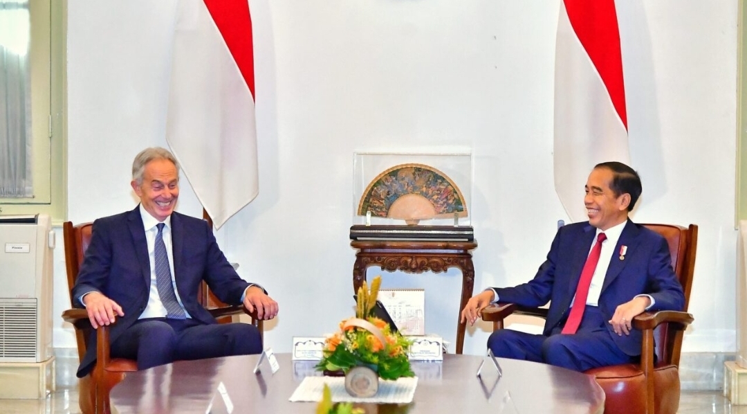 Jokowi Ajak Tony Blair Bangun Fasilitas Solar Panel di IKN