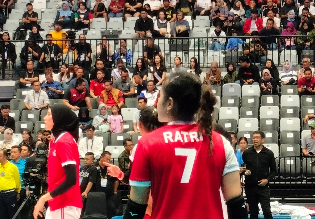 SBY dan Andi Malarangeng Saksikan Laga Red Sparks vs Indonesia All Star