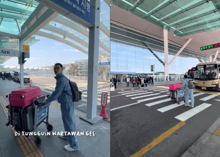 Viral Rezky Aditya Terciduk Kamera Dispatch di Bandara, Langsung Bergaya Bak Idol K-Pop