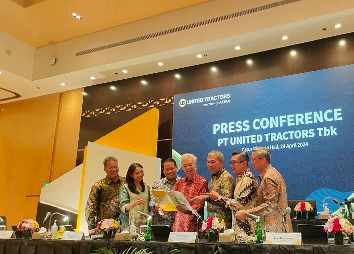 United Tractors Bagikan Dividen Tunai Rp8,2 Triliun untuk Tahun Buku 2023