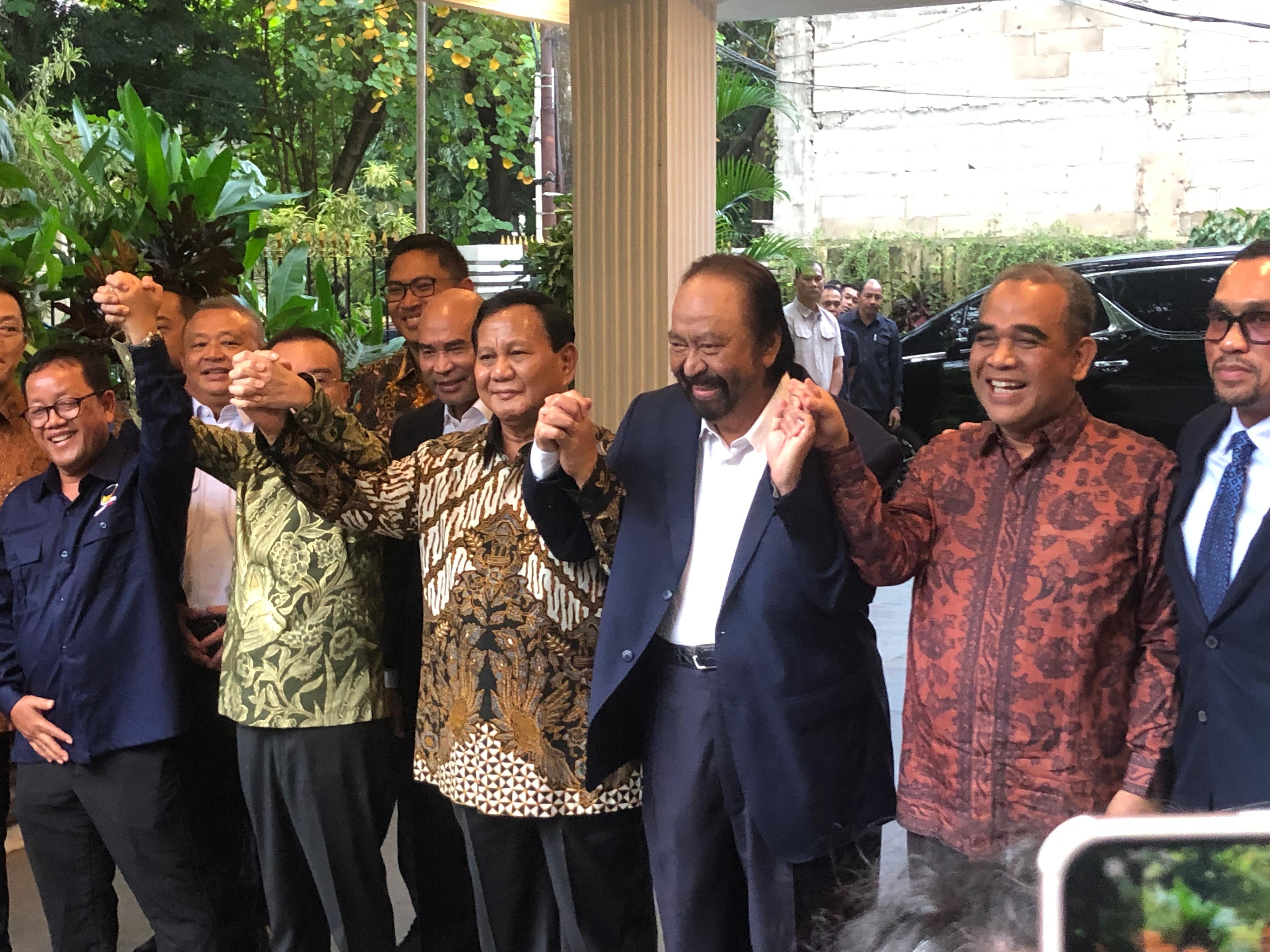 Prabowo Sanjung Surya Paloh: Sahabat Lama dan Paling Pertama Ngucapin Selamat