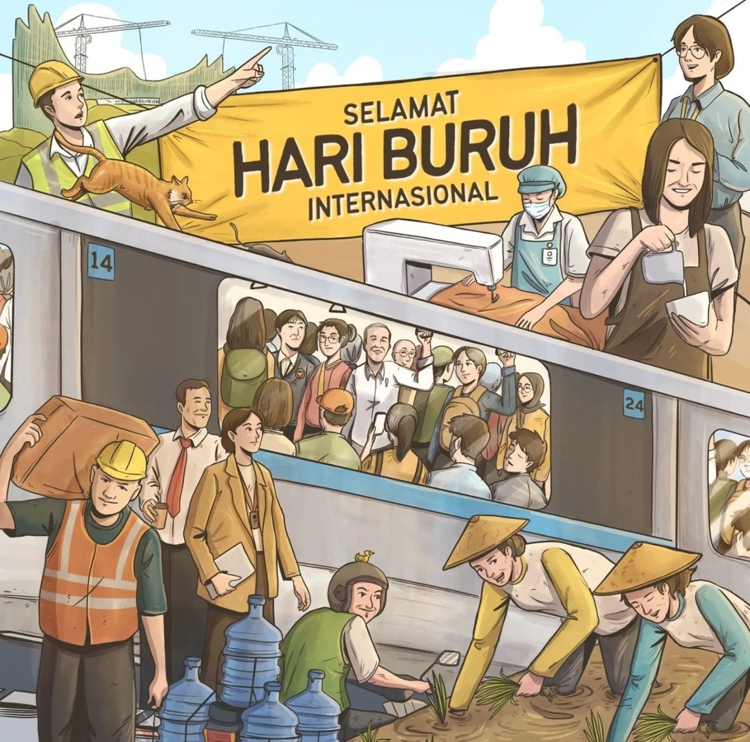 Jokowi: Pekerja Adalah Pahlawan Sehari-hari yang Menjaga Ekonomi Terus Berputar