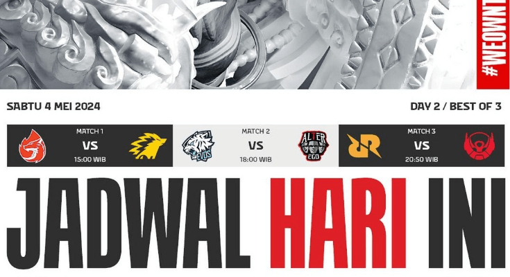 Jadwal MPL ID Season 13 Week 7, Pertandingan Sengit Evos Vs Alter Ego!