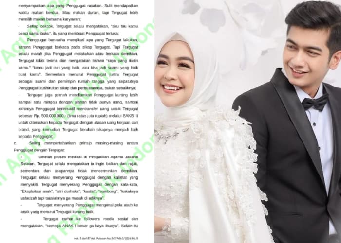 Terbongkar Isi Putusan Cerai Ria Ricis yang Ungkap Kelakuan Teuku Ryan, Netizen: Red Flag Mokondo!