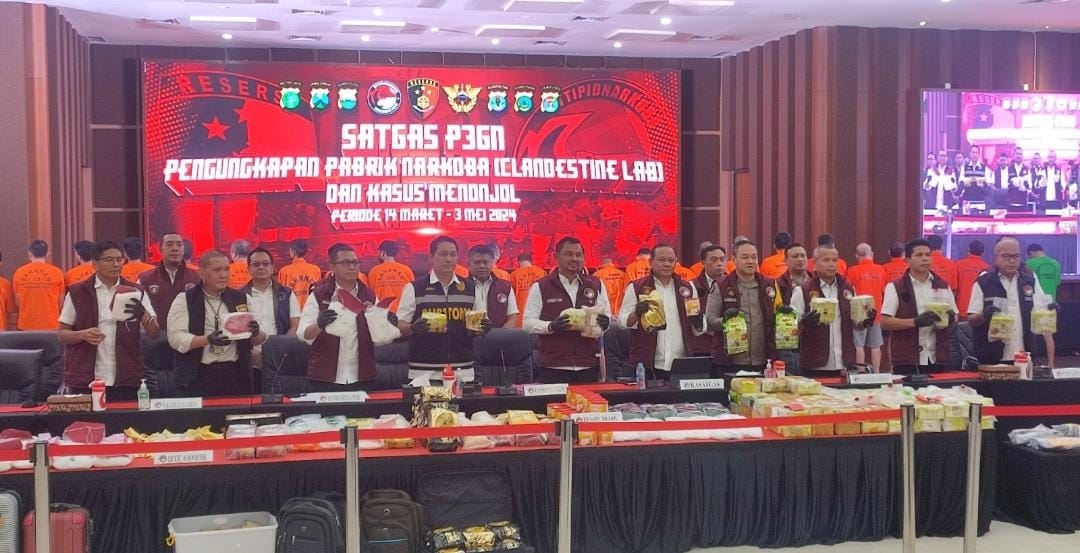 Selama 8 Bulan, Bareskrim Tangkap 28.382 Tersangka Narkoba