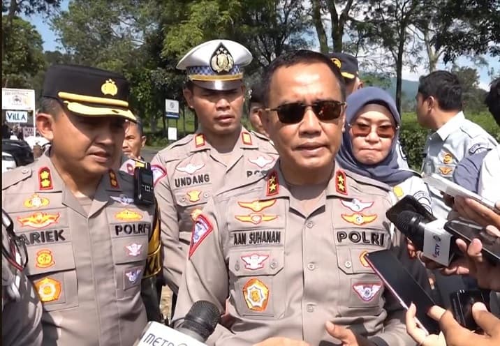 Tidak Ada Jejak Rem di Lokasi Kecelakaan Maut Bus Rombongan SMK Lingga Kencana