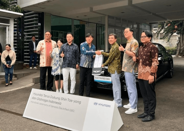 Apresiasi Pencapaian Timnas U-23, Hyundai Beri Shin Tae-yong Mobil Baru Senilai Rp4,9 Miliar