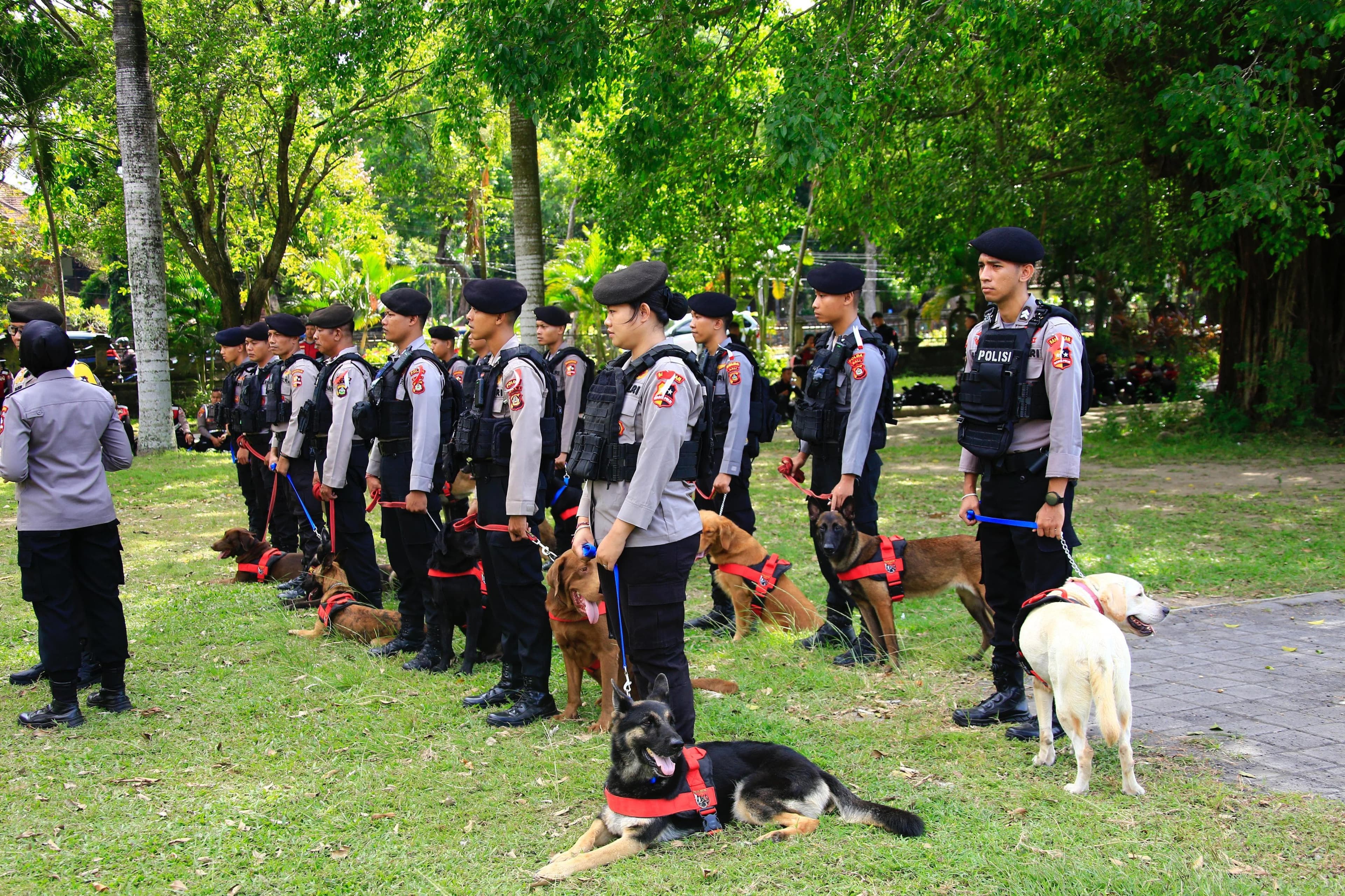 Amankan World Water Forum ke-10 di Bali, Polri Kerahkan 34 Anjing K-9