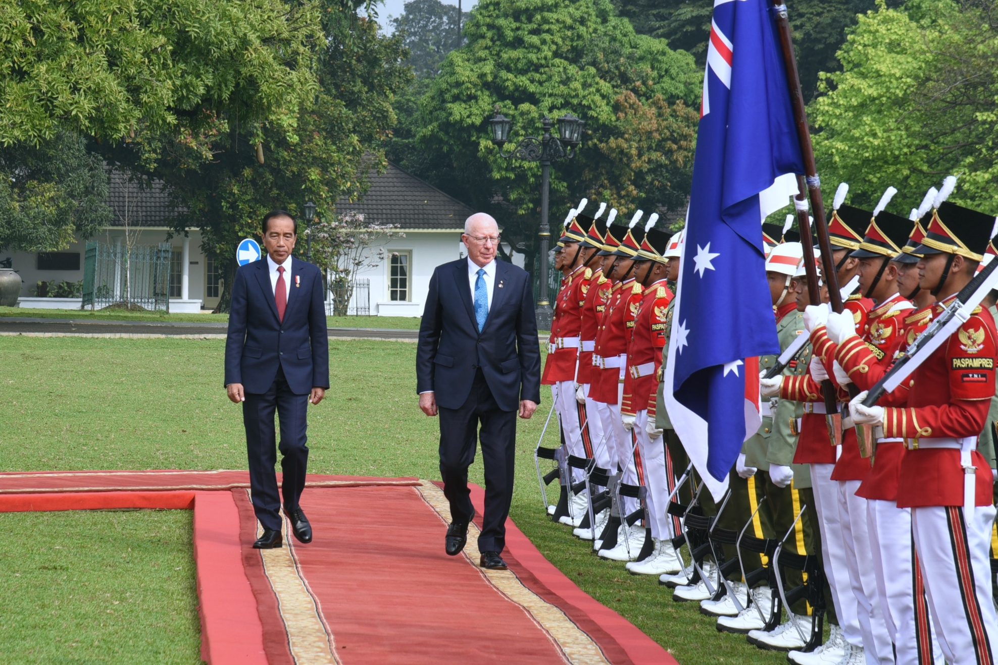 Jokowi dan Gubernur Jenderal Australia Perkuat Hubungan Kedua Negara Lewat Bahasa