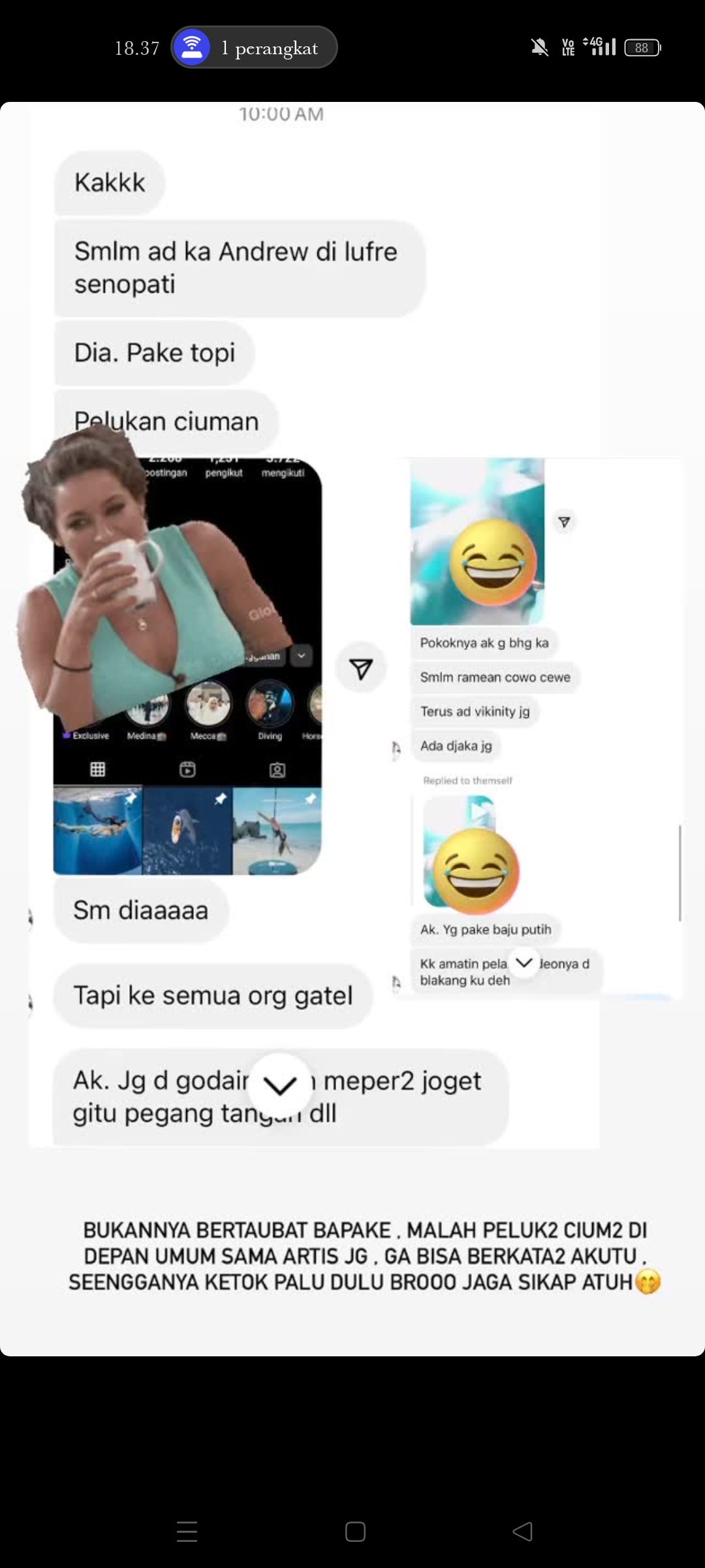 Soraya Rasyid Kepergok Bareng Andrew Andika di Klub, Tengku Dewi Putri Langsung Labrak