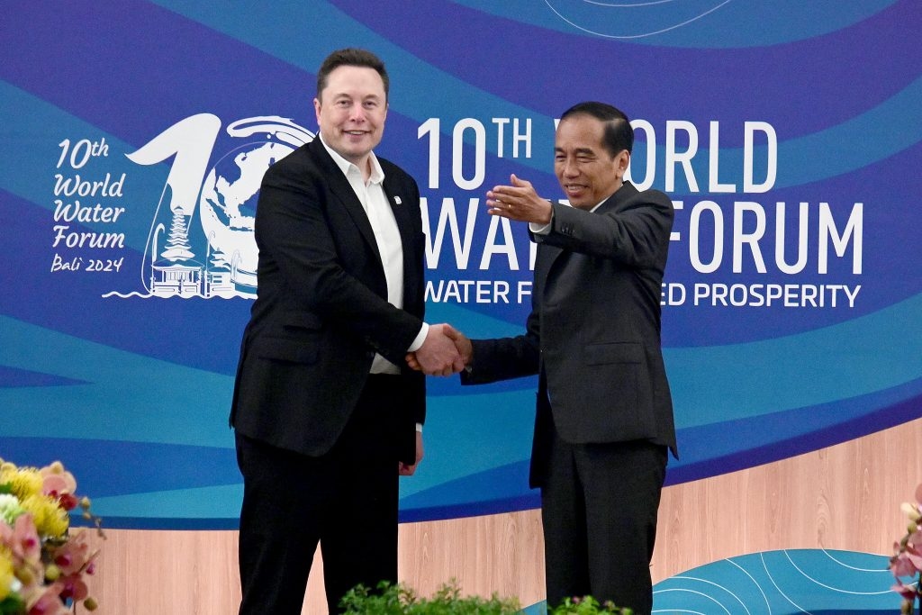 Di KTT WWF ke-10, Jokowi Ajak Elon Musk Kembangkan Investasi di Indonesia