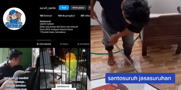 Siapa Itu Santo Suruh? Pria Asal Bekasi yang Viral karena Buka Jasa Suruhan Demi Merawat Sang Ibu