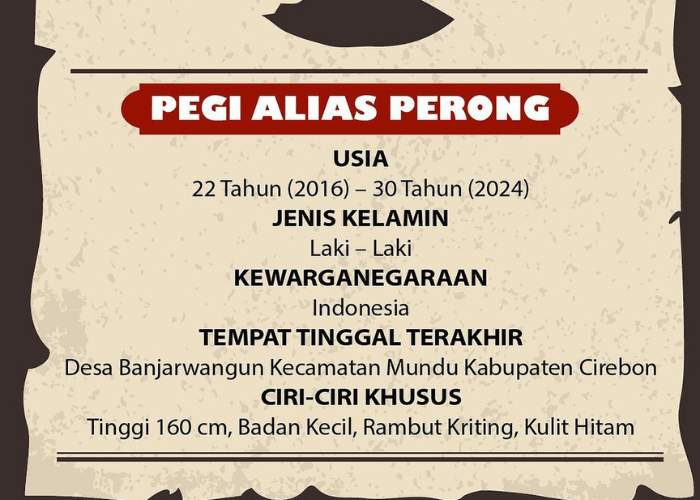 BREAKING NEWS: Pegi Alias Perong DPO Pembunuhan Vina Cirebon Berhasil Ditangkap di Bandung