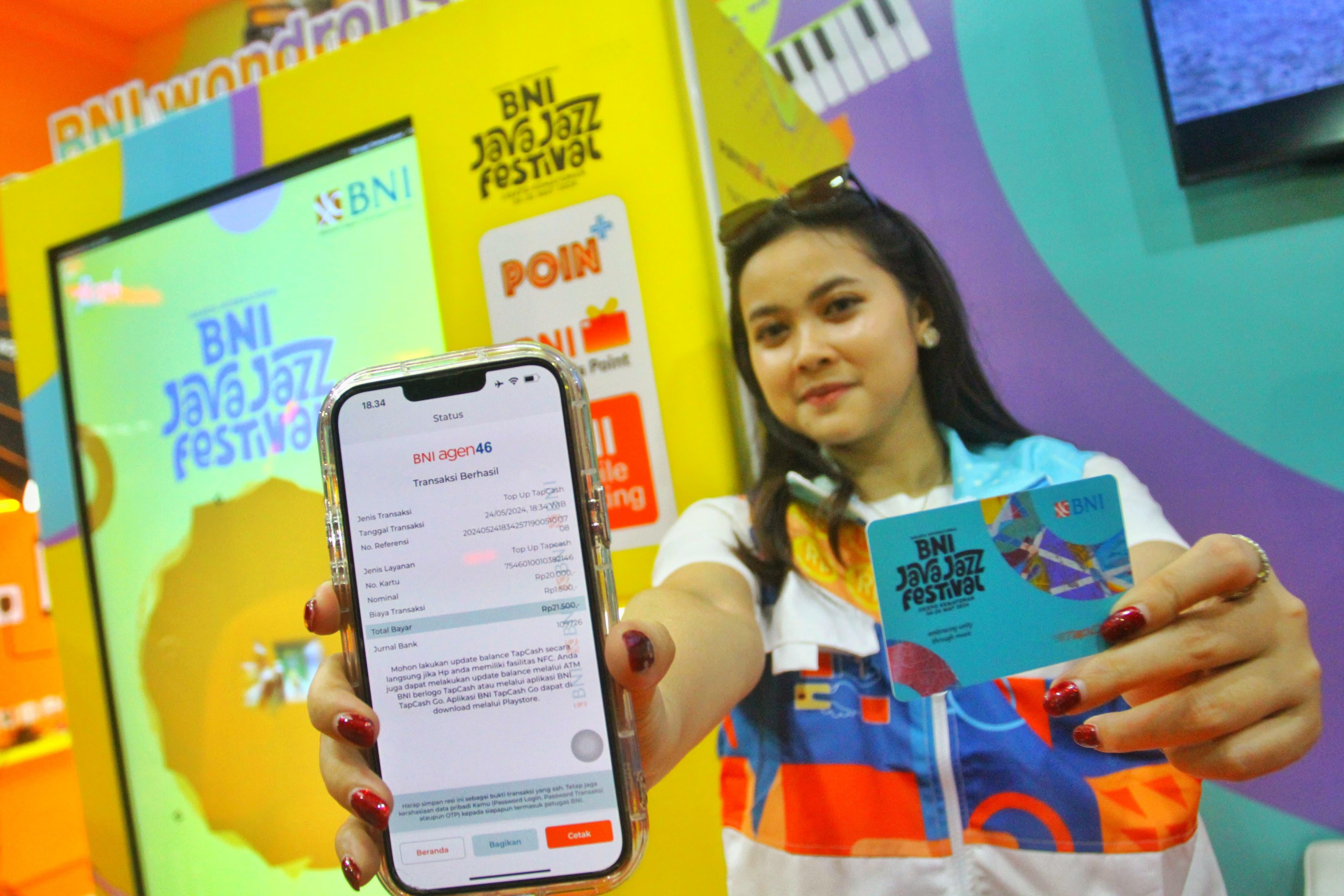 BNI Agen46 Hadir di Booth wondrous BNI Java Jazz Festival 2024, Ikuti Keseruan Gamesnya